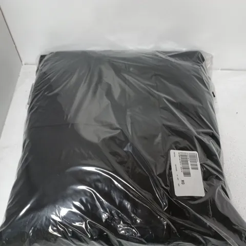 BAGGED CENTIGRADE BORG-LINED PADDED RAINCOAT IN BLACK - 3XL