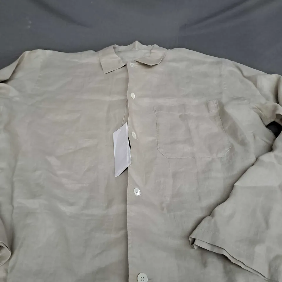 ARKET TAN SHIRT - EUR XL
