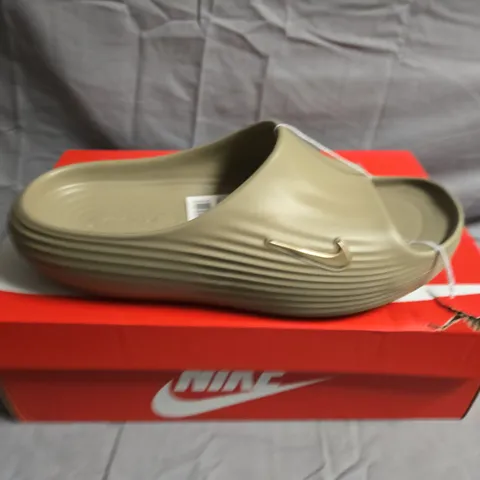 BOXED PAIR OF NIKE REACTX SLIDES - UK SIZE 10