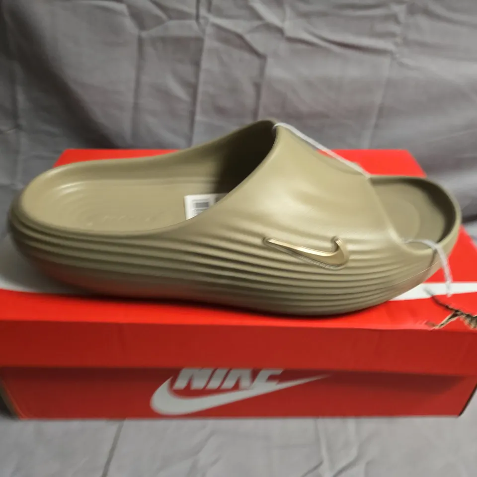BOXED PAIR OF NIKE REACTX SLIDES - UK SIZE 10