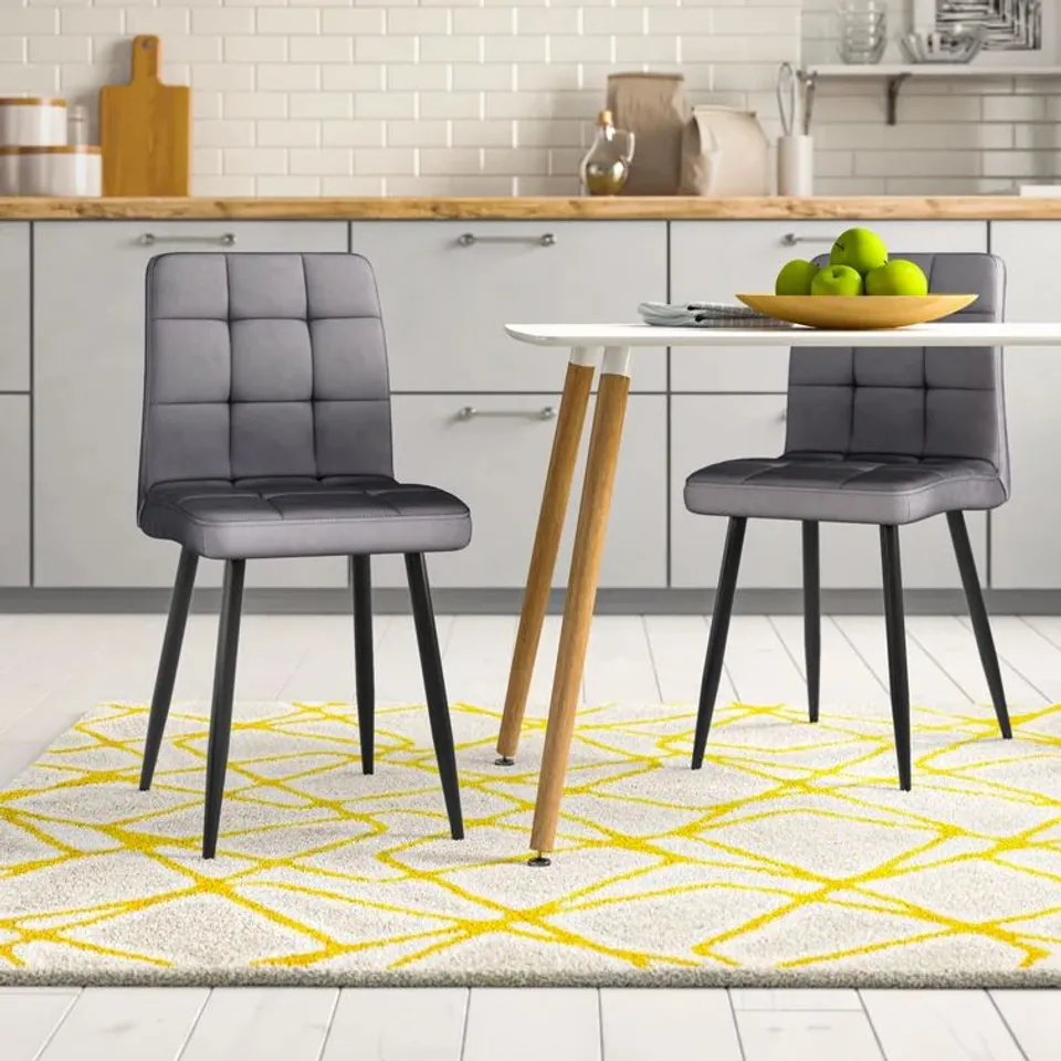 BOXED SETVOF 2 COFFIELD UPHOLSTERED SIDE/DINING CHAIRS 