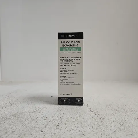 THE INKEY LIST SALICYLIC ACID EXFOLIATING SCALP TREATMENT – 150 ML