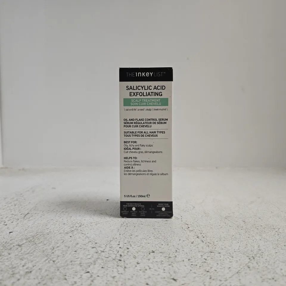 THE INKEY LIST SALICYLIC ACID EXFOLIATING SCALP TREATMENT – 150 ML