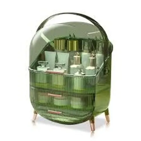 BOXED NEO MAKEUP ORGANISER - GREEN (1 BOX)