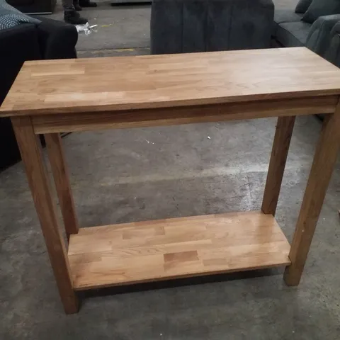 MONSERRAT 90CM SOLID WOOD CONSOLE TABLE - BEIGE