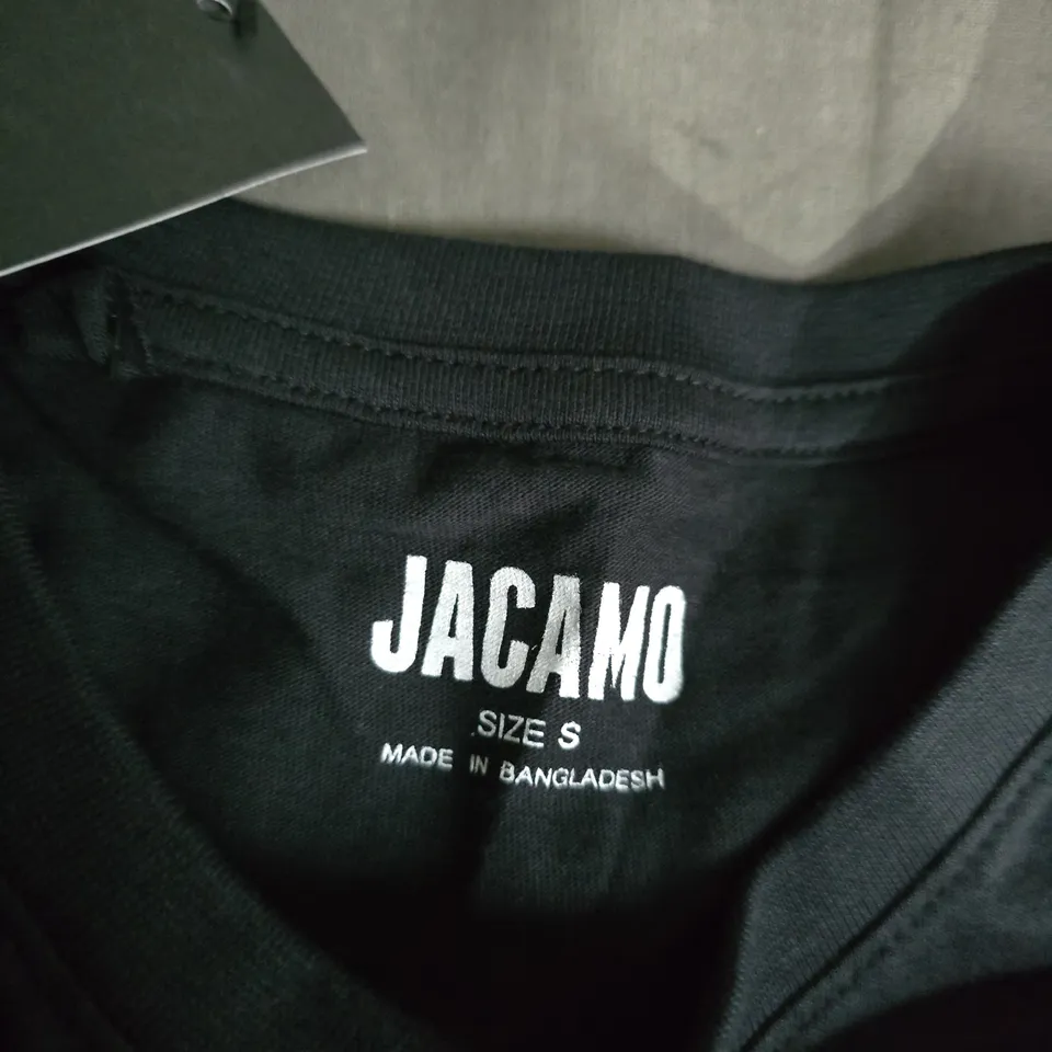 JACAMO BLACK T-SHIRT - SIZE S 