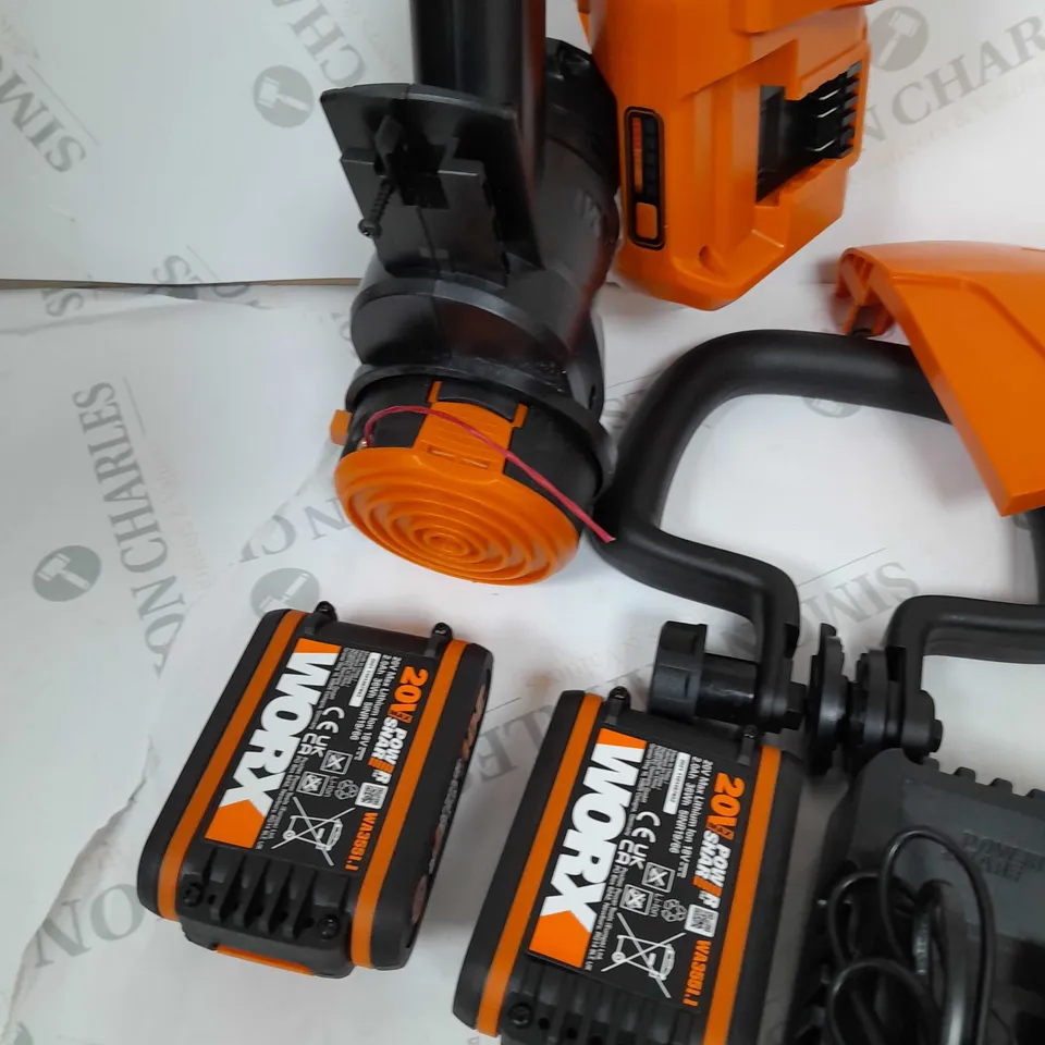 WORX 33CM WG183E CORDLESS GRASS TRIMMER