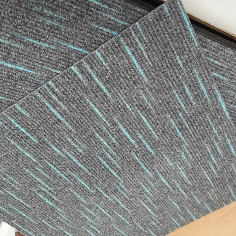 BOX OF 16 SHAW COMMERCIAL CARPET TILES 50 X 50CM