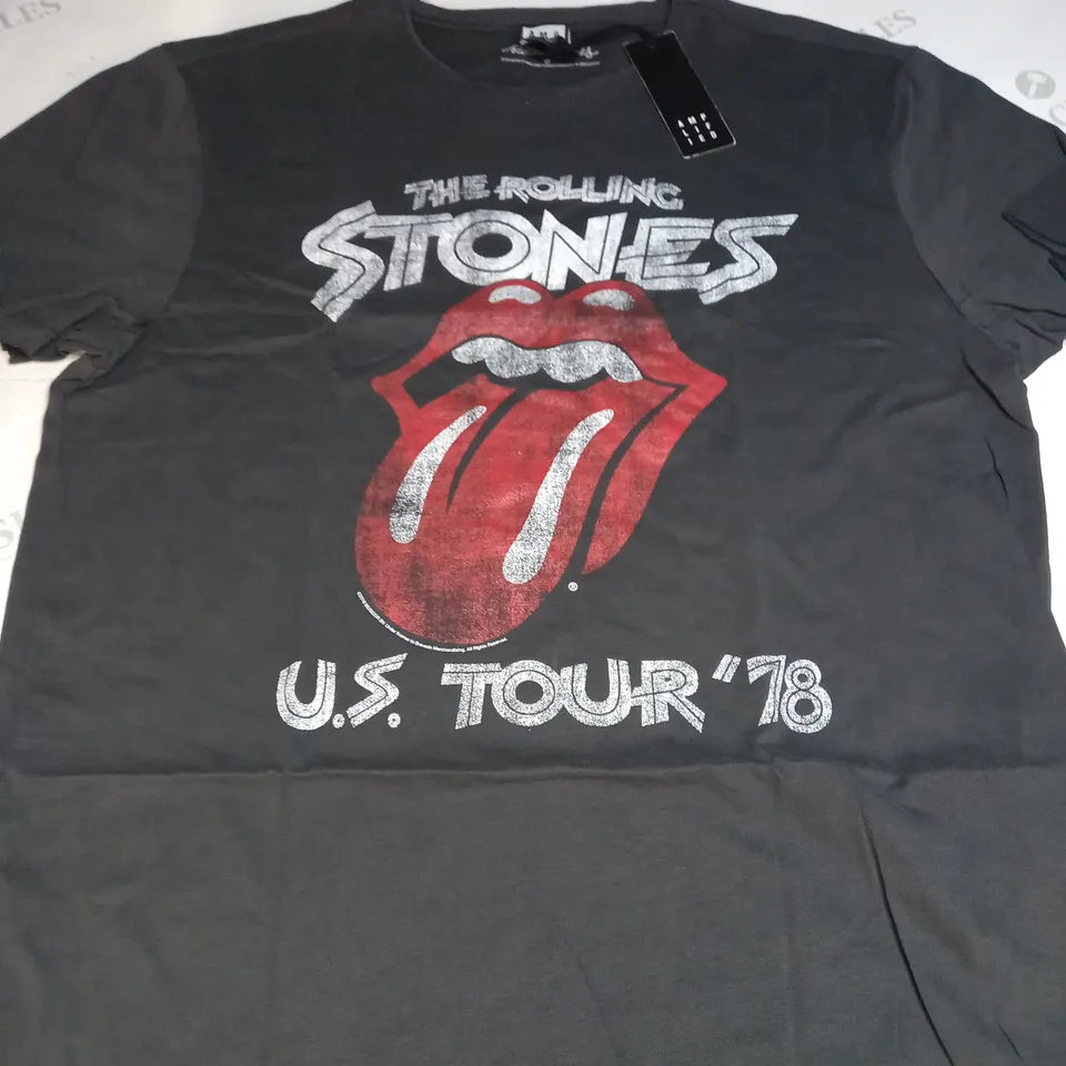 THE ROLLING STONES US TOUR 78 LOGO T-SHIRT SIZE XXL
