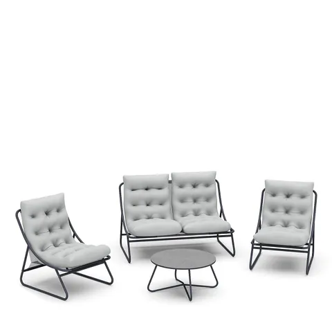 GARDEN STORIES ULTRA COMFORT PADDED LOUNGE SET BOXED