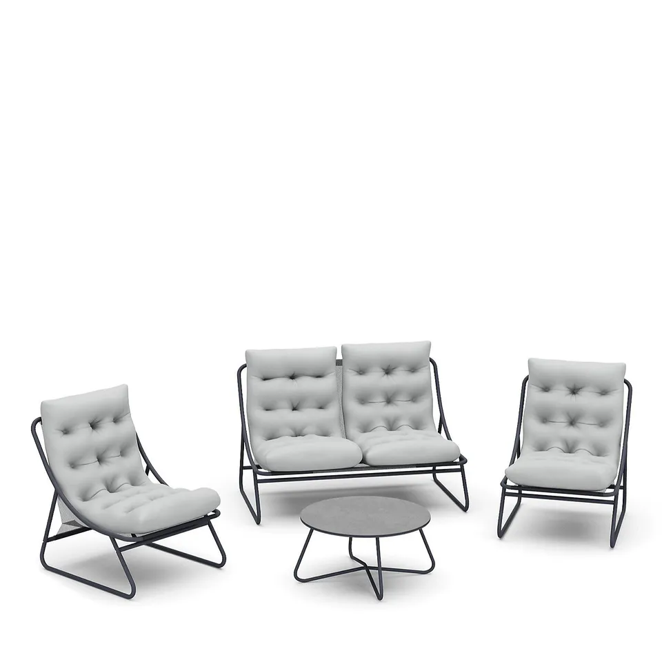 GARDEN STORIES ULTRA COMFORT PADDED LOUNGE SET BOXED