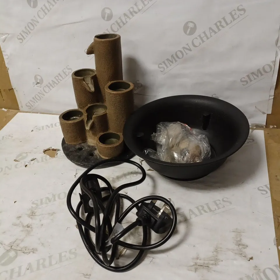 TIERED COLUMN TABLETOP FOUNTAIN