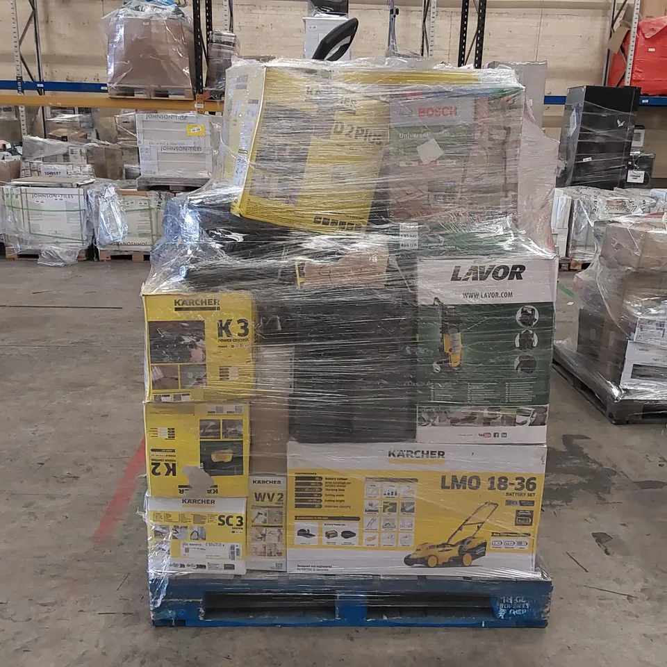 PALLET OF APPROXIMATELY 30 UNPROCESSED RAW RETURN HOUSEHOLD AND ELECTRICAL GOODS TO INCLUDE;