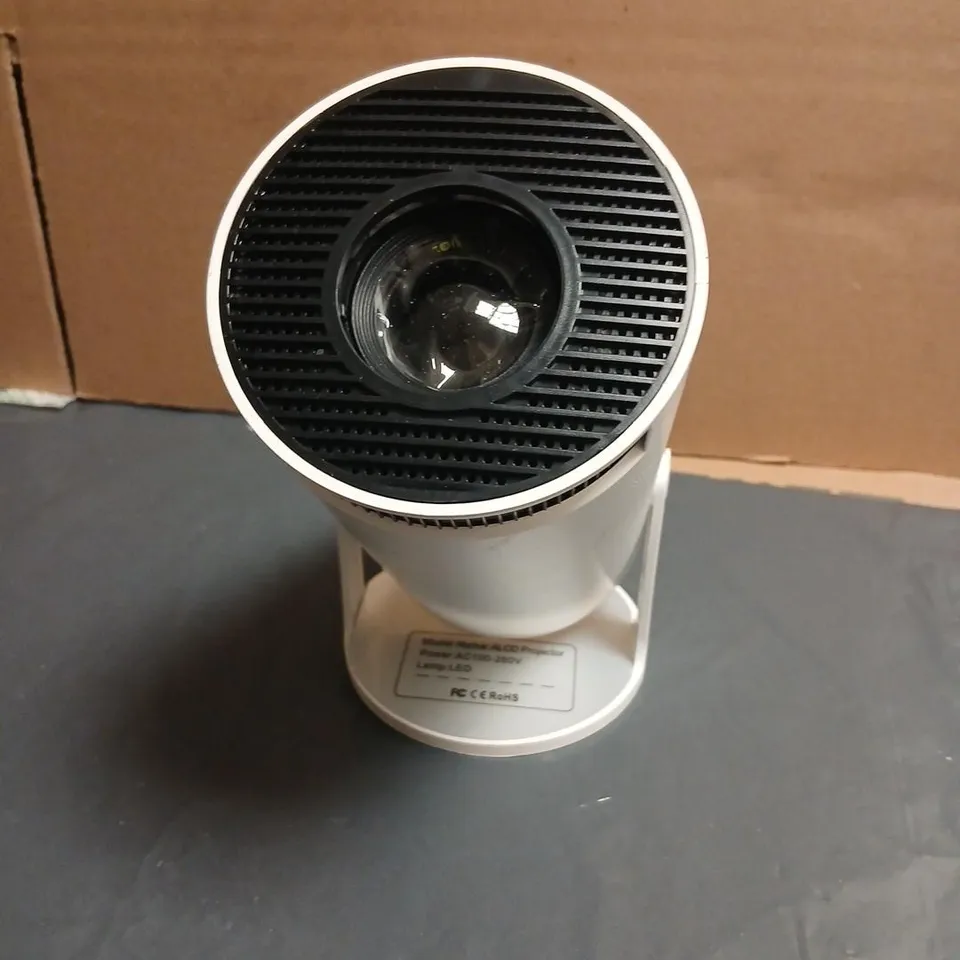 ALCD PROJECTOR – LED LAMP, AC100-260V, WHITE DESKTOP PROJECTOR