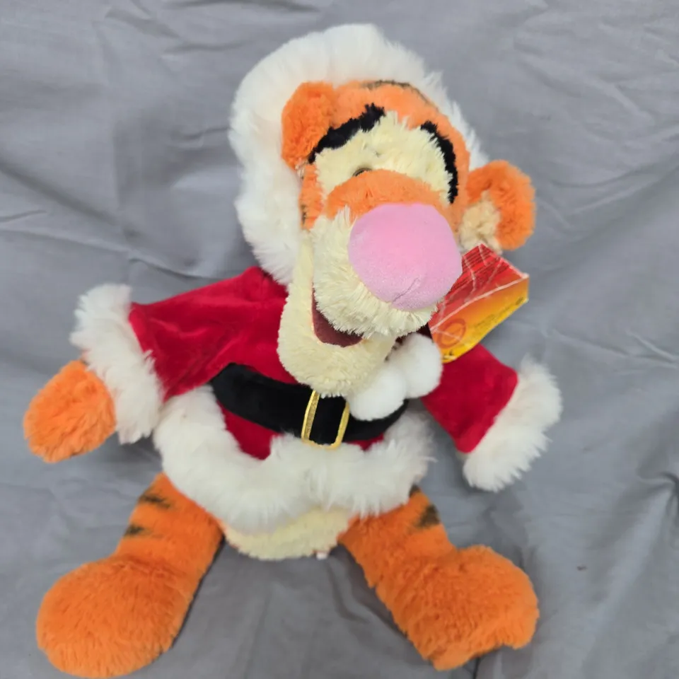TIGGER PLUSH TOY IN SANTA OUTFIT – WINNIE THE POOH CHARACTER