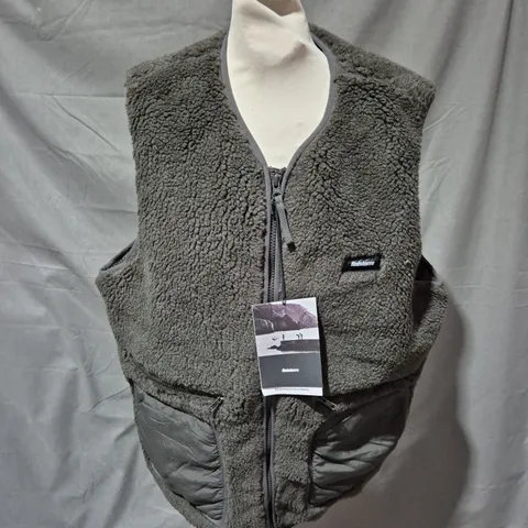 FINISTERRE ORSIK FLEECE GILET IN RAVEN SIZE XL