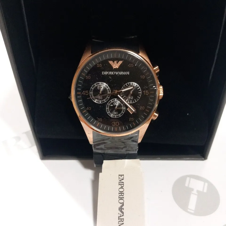 BOXED EMPORIO ARMANI WRIST WATCH