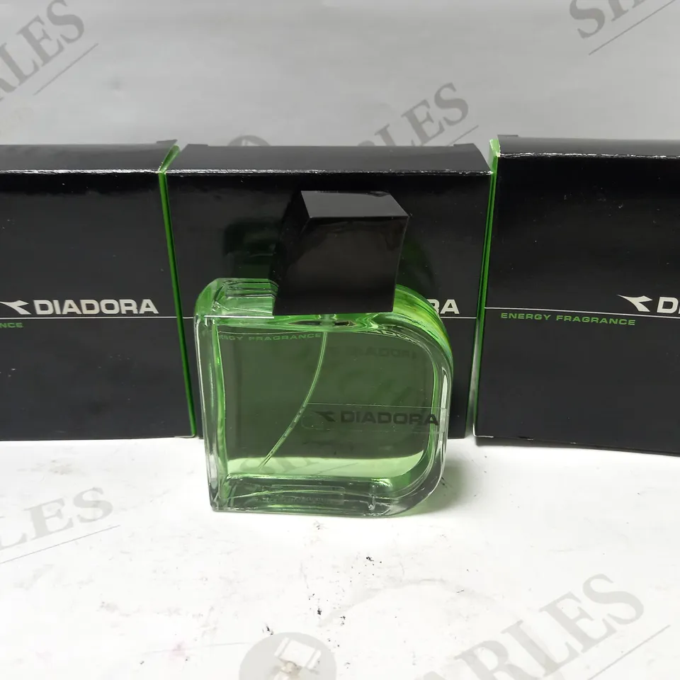 LOT OF 12 X 100ML DIADORA ENERGY FRAGRANCE - GREEN