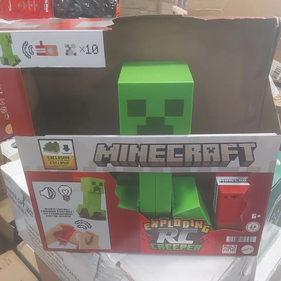 BOXED MINECRAFT EXPLODING R/C CREEPER RRP £54.99