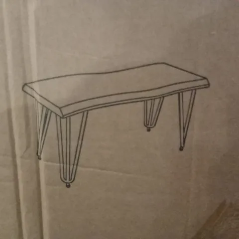 BOXED COSY KOALA ARIZONA DINING TABLE, 140cm (2 BOXES)