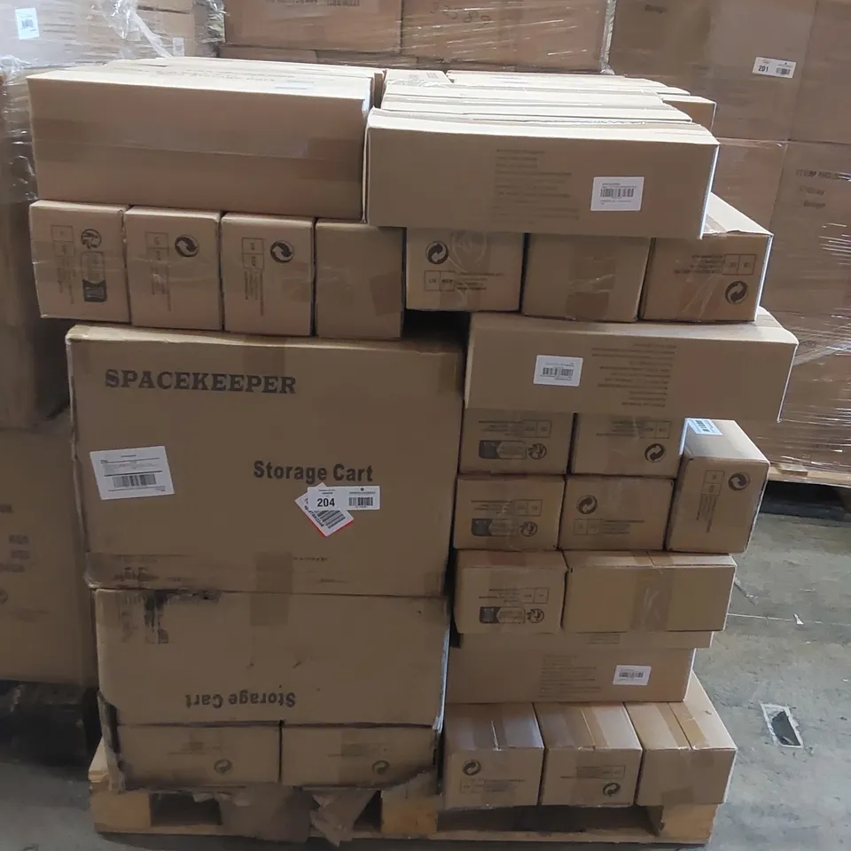 PALLET CONTAINING LARGE QUANTITY OF BRAND NEW 3/4 TIER STORAGE CARTS