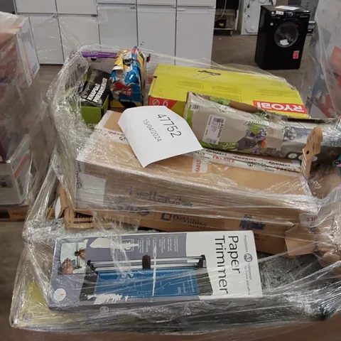 PALLET OF APPROXIMATELY 33 UNPROCESSED RAW RETURN HOUSEHOLD AND ELECTRICAL GOODS TO INCLUDE;