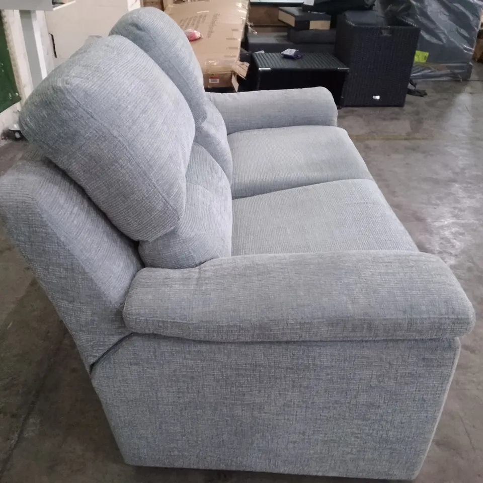 QUALITY DESIGNER G-PLAN TAYLOR DISC 2 SEATER SOFA - MAMAS SKY FABRIC