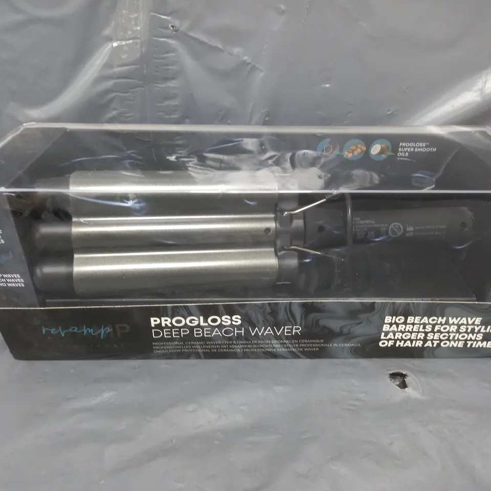 BOXED PROGLOSS DEEP BEACH HAIR WAVER  RRP £59.99