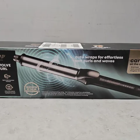 REVAMP SOFT CURL AUTO REVOLVE CERAMIC ROTATING CURLING TONG