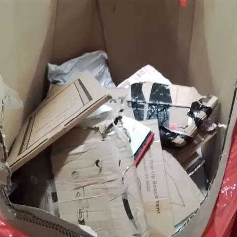 PALLET OF ASSORTED HOUSEHOLD GOODS AND PRODUCTS TO INCLUDE;PHOTO FRAME,POPUP BEACH TENT,RETRACTABLE GATE