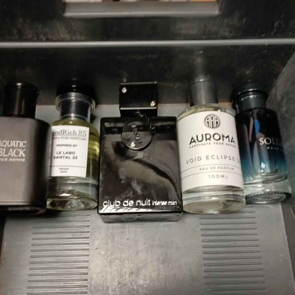 LOT OF 10 ASSORTED UNBOXED EAU DE PARFUMES TO INCLUDE CK ALL, QASWA AND CLUB DE NUIT