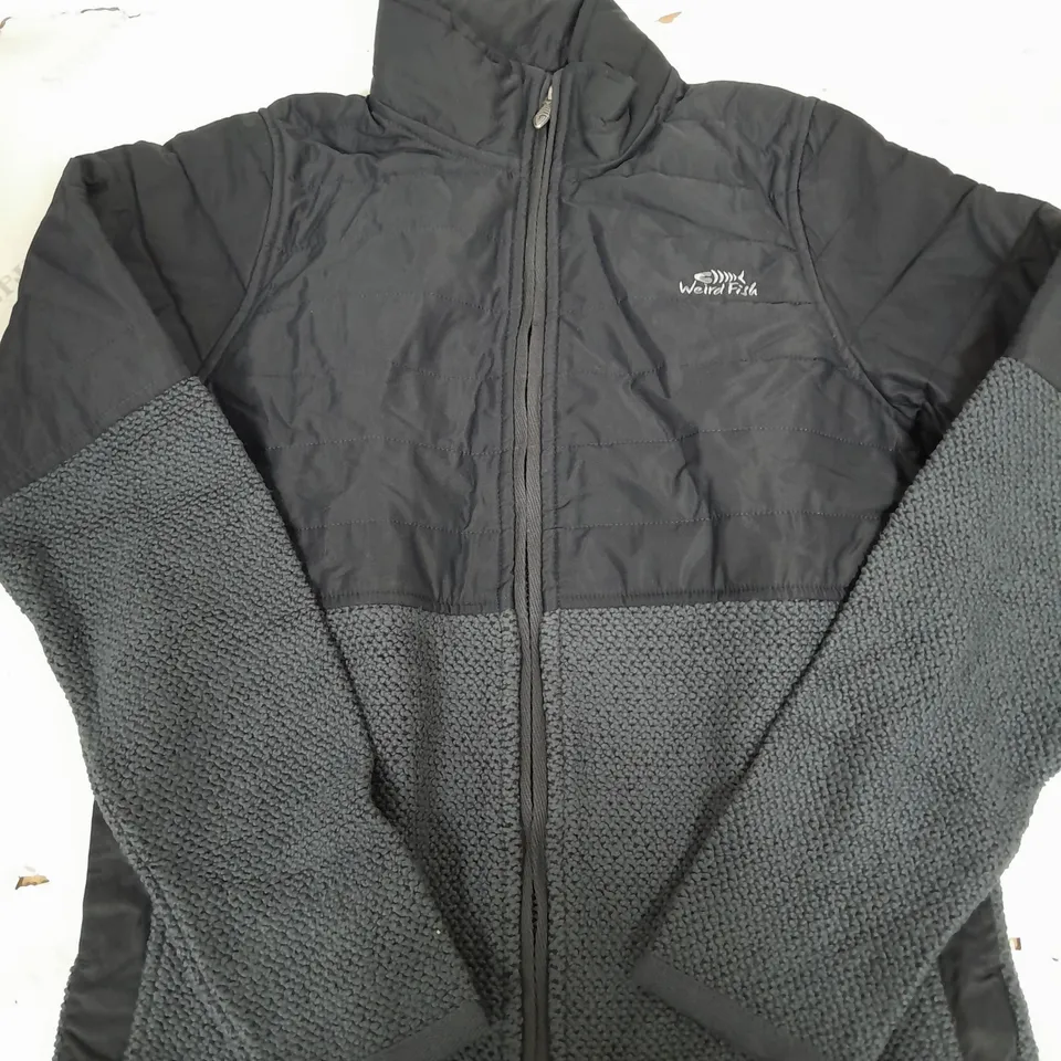 WEIRD FISH NAVY PADDED SAMPSONS JACKET - SMALL