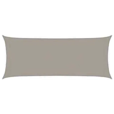 BOXED VIDAXL SUNSHADE SAIL 160 G/M² RECTANGULAR LIGHT GREY 5X8 M HDPE