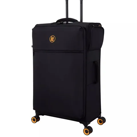 IT LUGGAGE SIMULTANEOUS BLACK CONNECTABLE LARGE SUITCASE