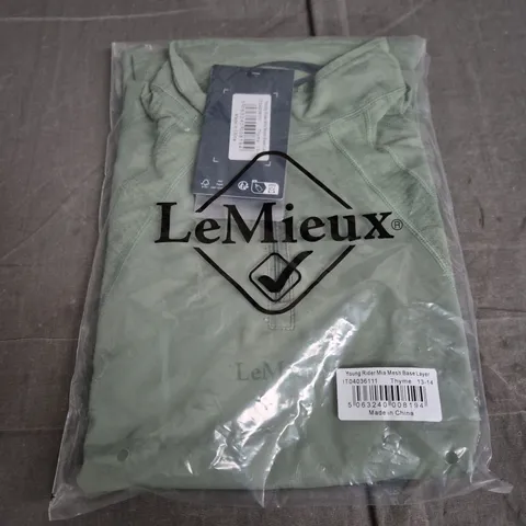 SEALED LEMIEUX YOUNG RIDER MIA MESH BASE LAYER - SIZE KIDS 13-14