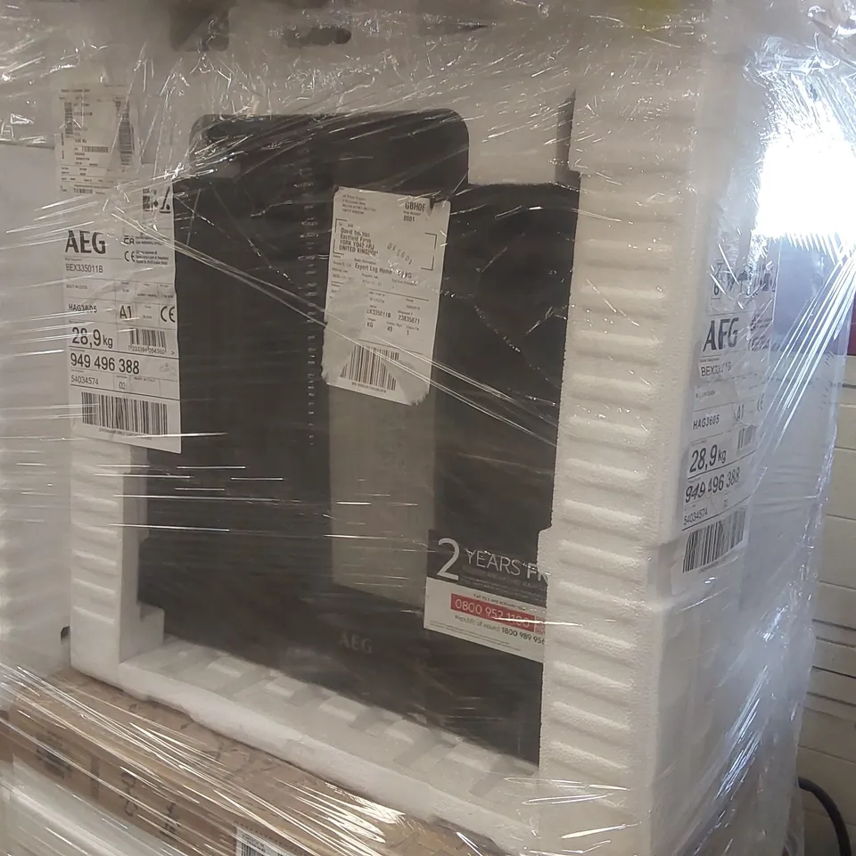 AEG BEX335011B BUILT-IN ELECTRIC SINGLE OVEN, BLACK