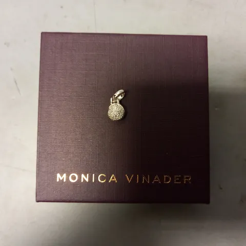 BOXED MONICA VINADER DIAMANTE EFFECT NECKLACE CHARM