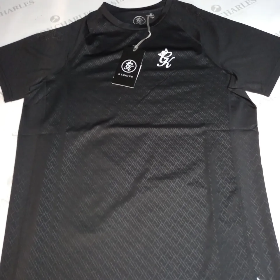 GYMKING DEBOSSED ENERGY T-SHIRT SIZE S
