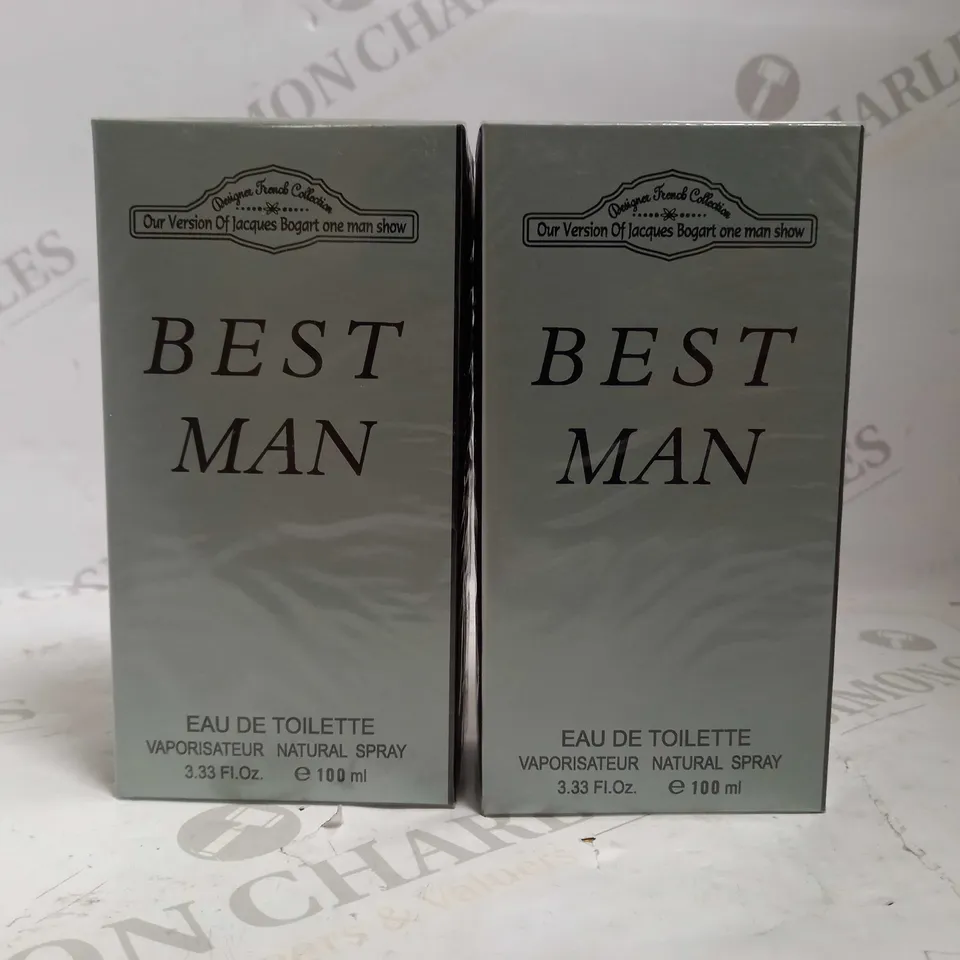 LOT OF 8 DFC BEST MAN EDT 100ML