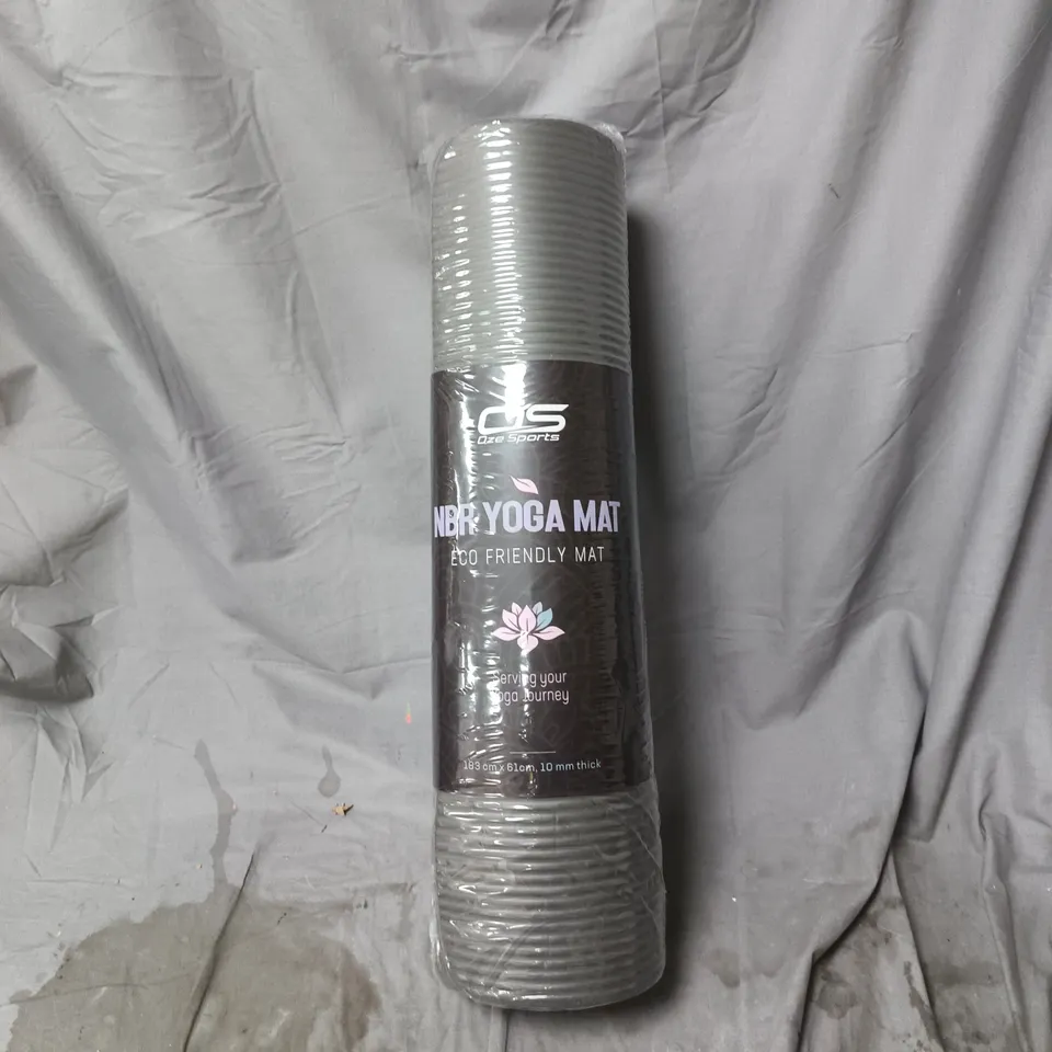 NBR YOGA MAT – ECO-FRIENDLY, 183 CM X 61 CM X 10 MM