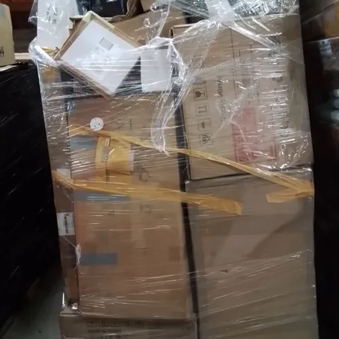 PALLET OF ASSORTED HOUSEHOLD GOODS AND PRODUCTS TO INCLUDE;VANITY MIRROR,VACUUM CLEANER,SECURITY CAMERA 