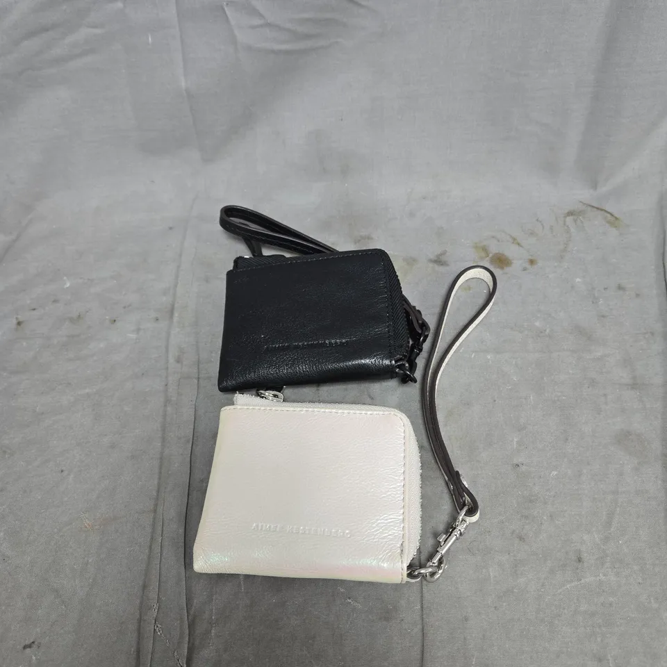 2 X ASSORTED AIMEE KESTENBERG WRISTLET WALLET