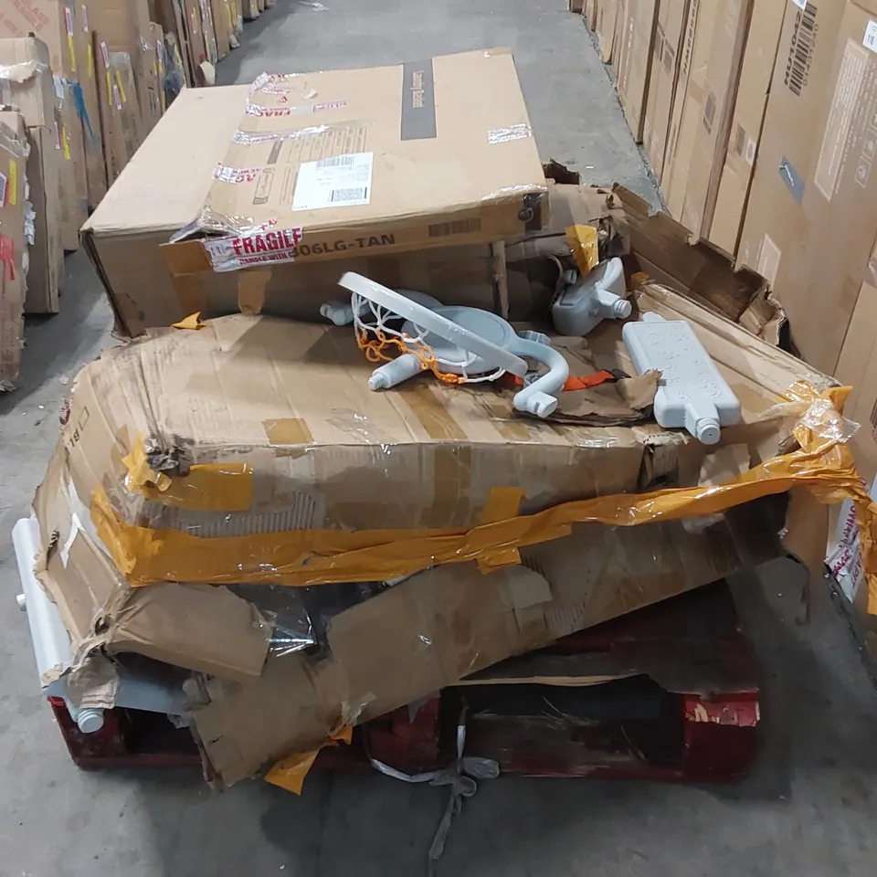 PALLET OF ASSORTED CONSUMER PRODUCT PARTS 