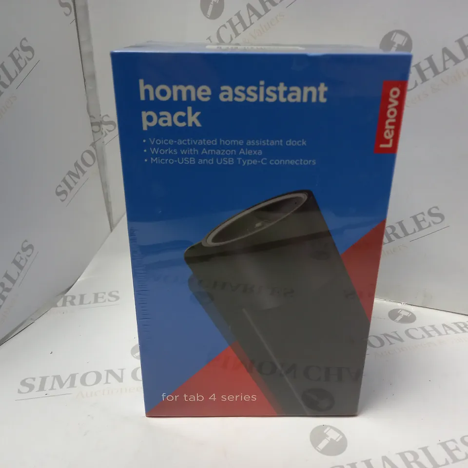 BOXED AND SEALED LENOVO HOME ASSITANT PACK FOR TAB 4 SERIES