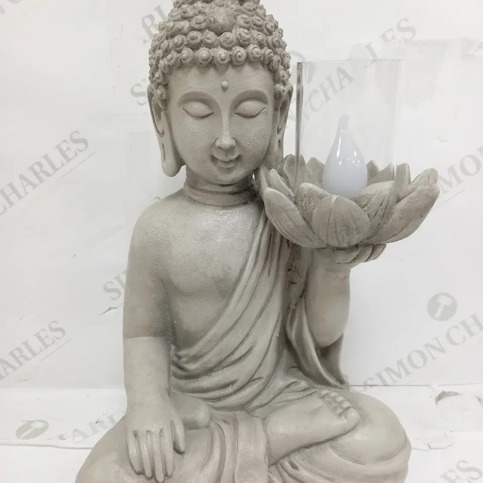 GARDEN REFLECTIONS BUDDHA SOLAR LIGHT