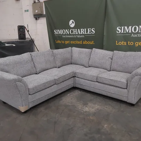 DURY CHUNKY WEAVE STANDARD BACK CORNER GROUP SOFA