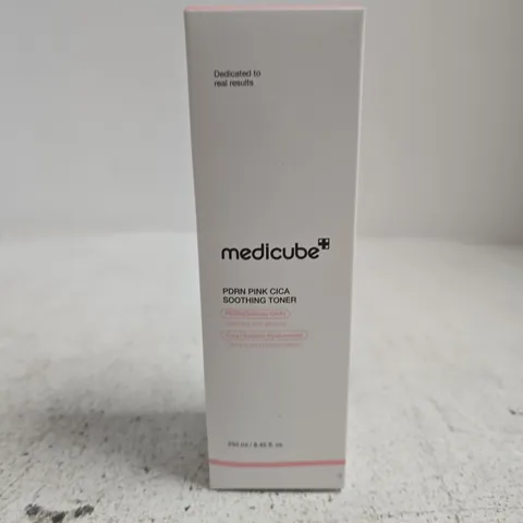 BOXED AND SEALED MEDICUBE PDRN PINK CICA SOOTHING TONER (250ML)
