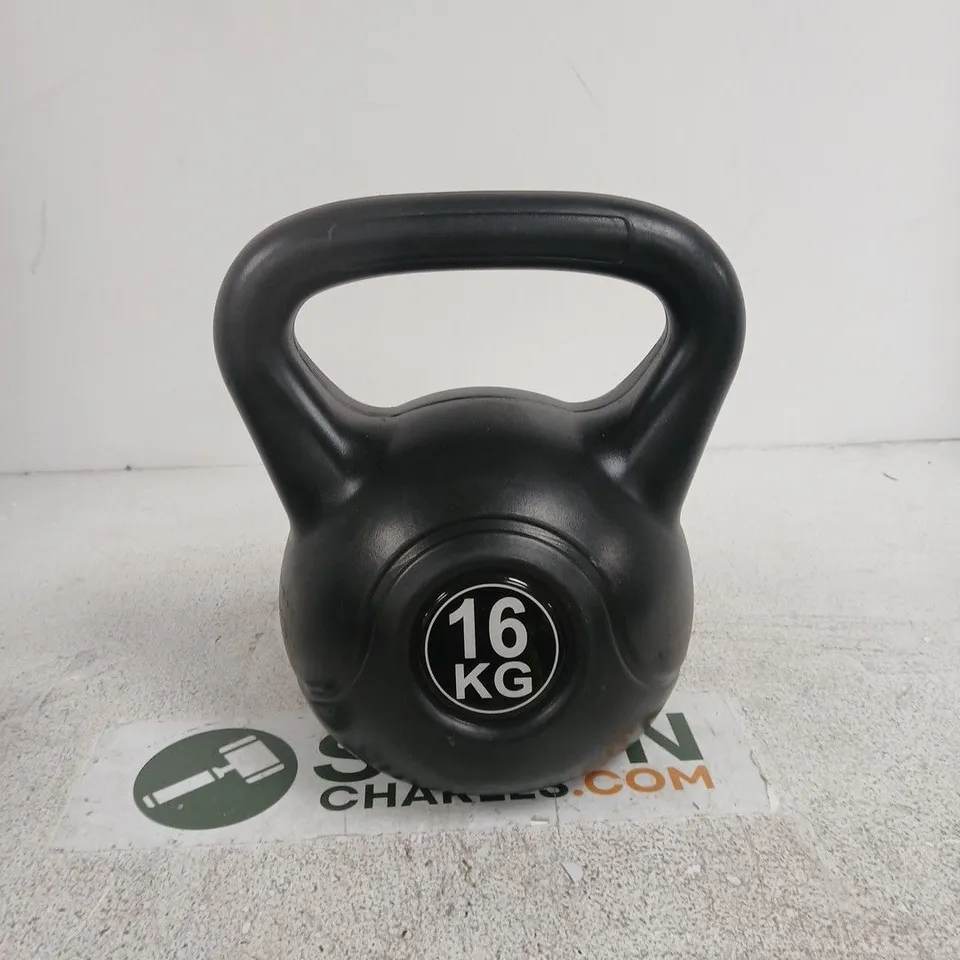 BLACK 16KG KETTLE BELL