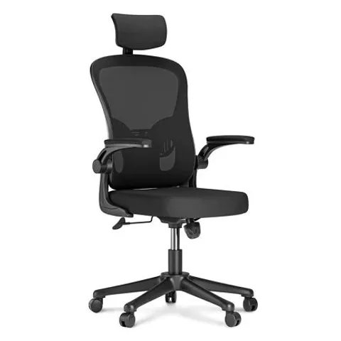 BOXED YAHEETECH MESH DESK CHAIR - BLACK (1 BOX)