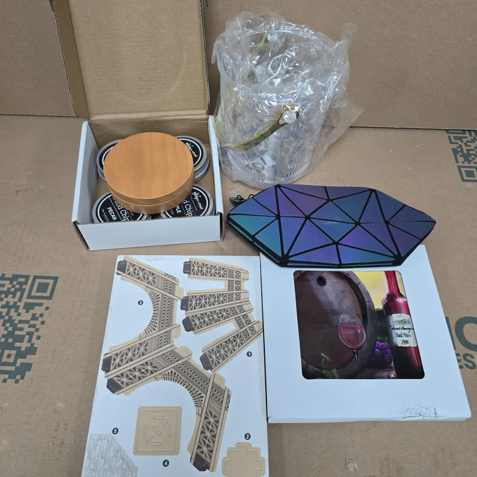 PALLET OF A LARGE QUANTITY OF ASSORTED HOUSEHOLD PRODUCTS TO INCLUDE 3D PUZZLE, WOOD CHIPS, BEAUTY PRODUCTS ETC - COLLECTION ONLY 